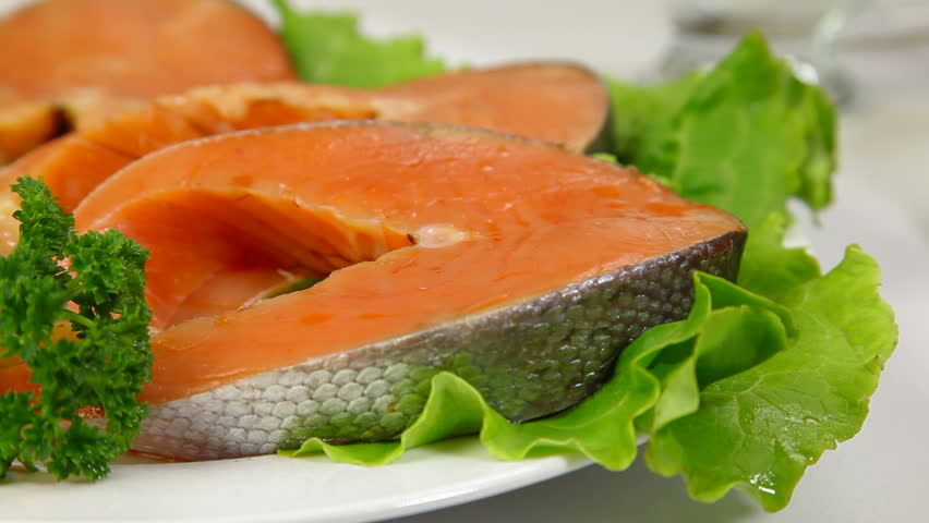 DOLLY: Salmon Steak And Red Caviar