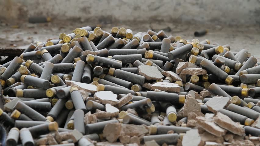 Close up of empty pill containers used by homeless drug addicts 
