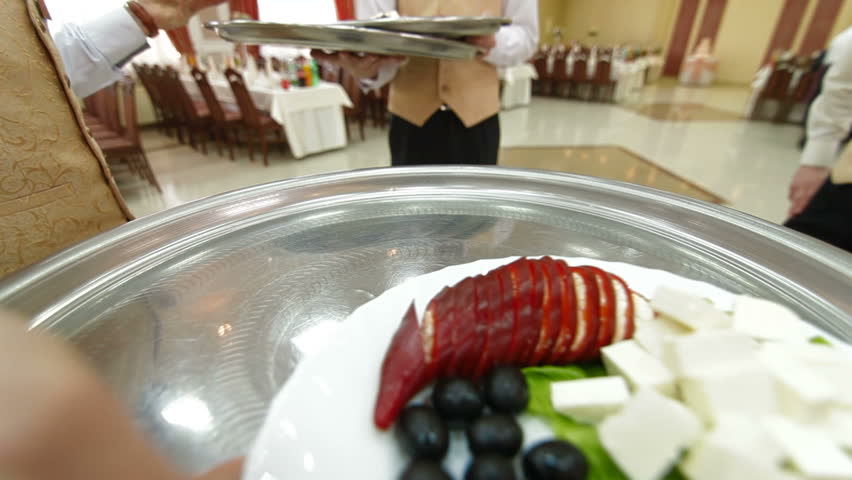 Waiter Serving Reception