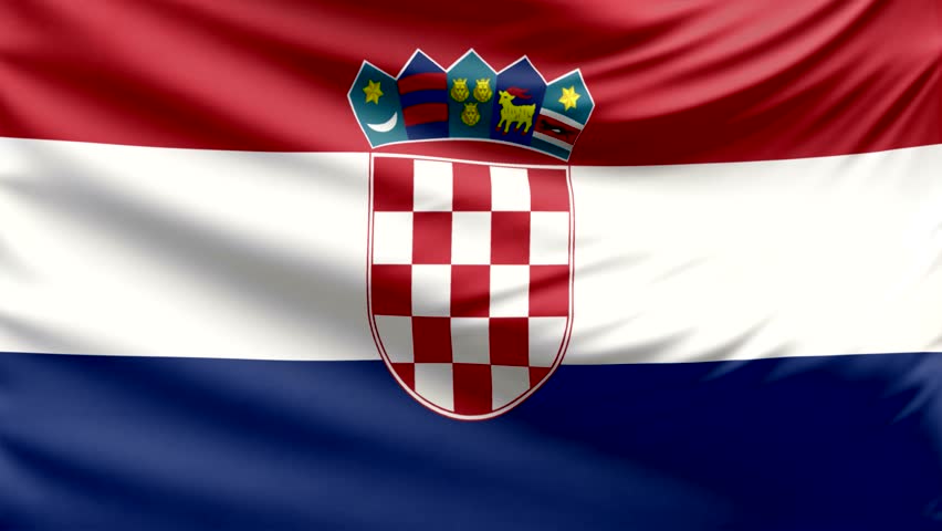 Croatia - Detail Of Waving Flag Stock Footage Video 770779 | Shutterstock