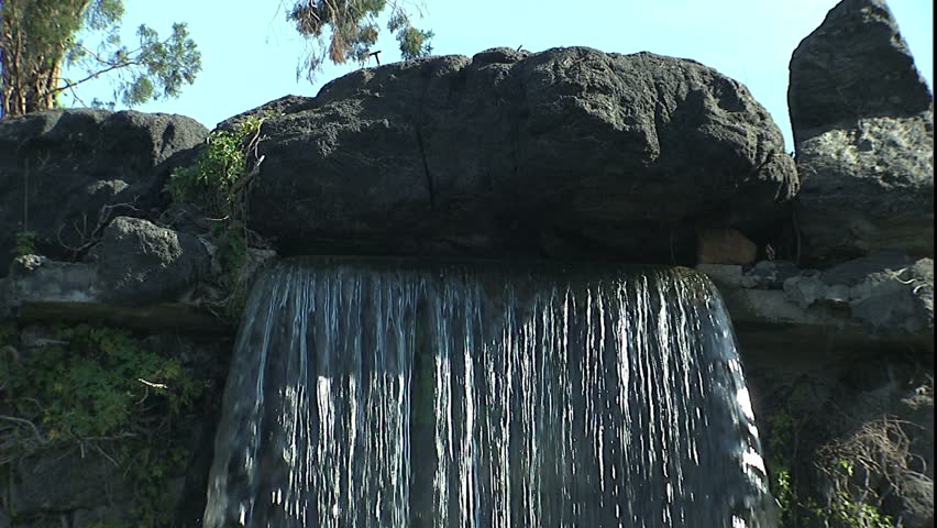 garden fountain and waterfall, Cypress Gardens, FL