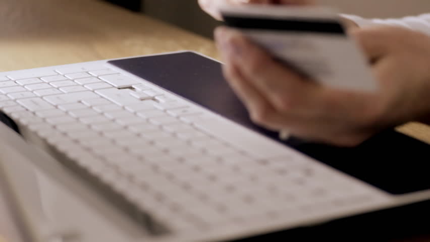 Woman Making Online Payment