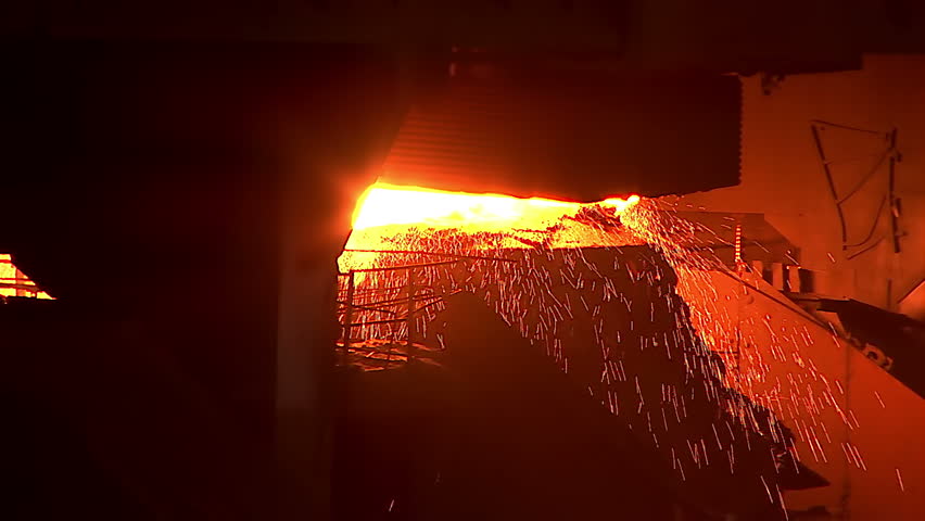 Iron and Steel Works. Metal smelting.
