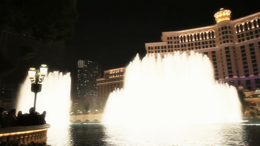 Las Vegas - Circa 2010: The Bellagio in 2010. The famous fountains of the Bellagio in Las Vegas, Nevada.