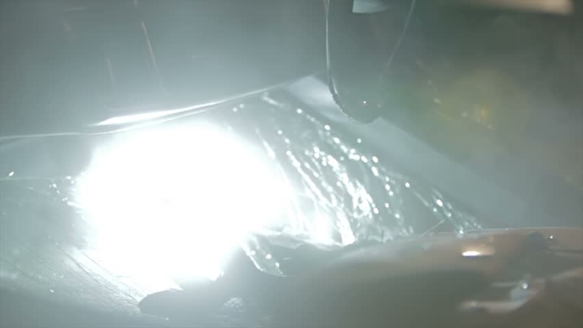 Car upside down inside view and detail of broken window