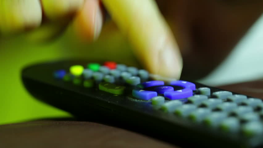 Changing channels on the DVR or TV.