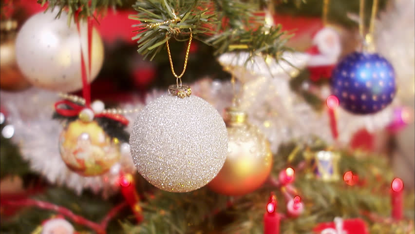Christmas decoration in a christmas tree