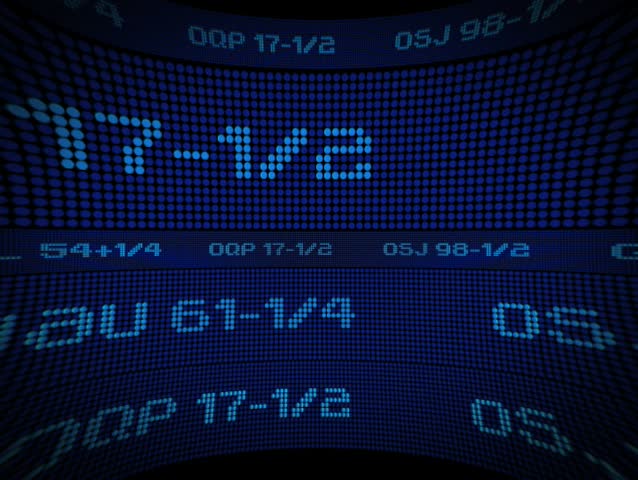 Looping stock market ticker in a warp. Visit my gallery for many more options!
