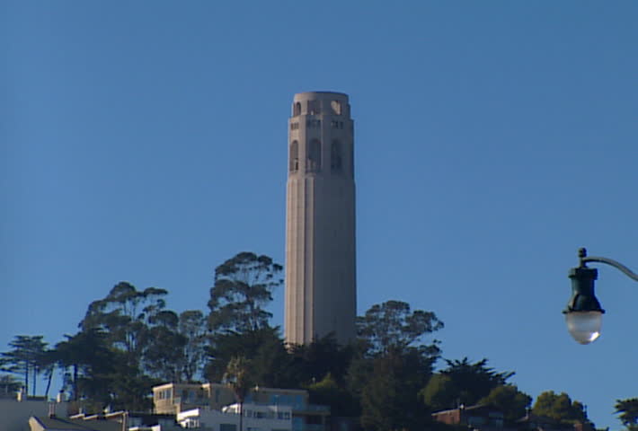 SAN FRANCISCO - Circa 2002: Coit Tower in San Francisco in 2002. The tower is also known as the Lillian Coit Memorial Tower,