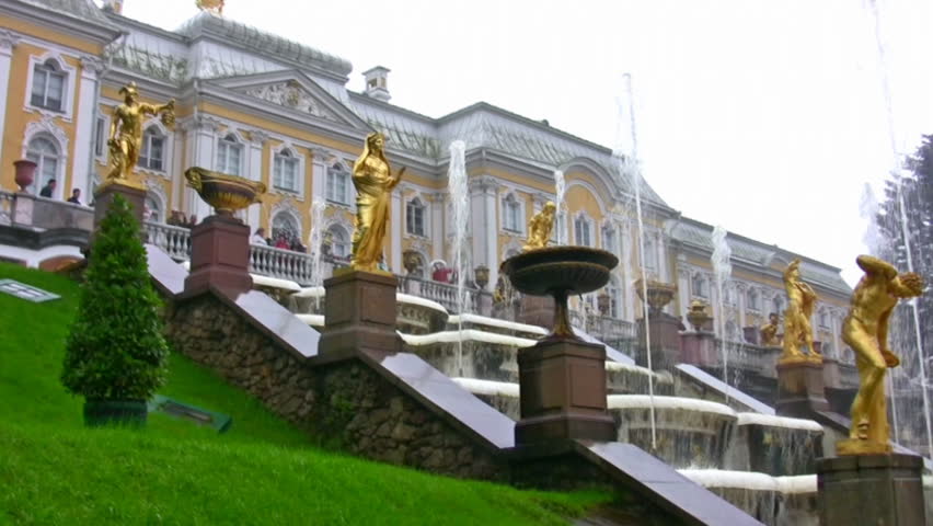 fountain. Peterhof. Petersburg. 