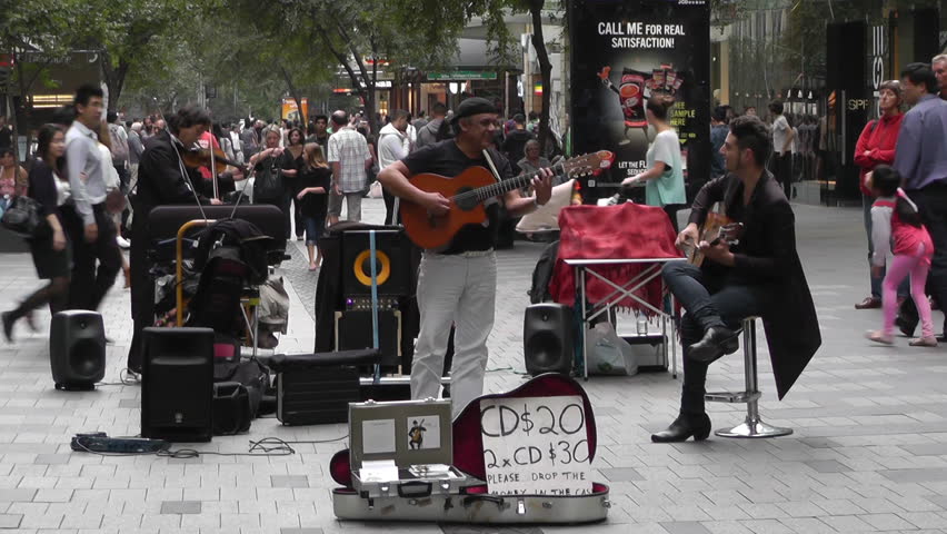 Sydney Downtown Pitt Street Street Musician - New South Wales Australia
with sound
A fabolous guitar talent, Tom Ward playing 
April 2012