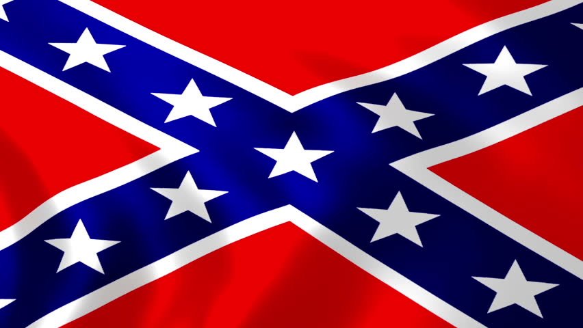 CONFEDERATE FLAG UP CLOSE