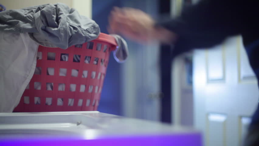 Doing the laundry