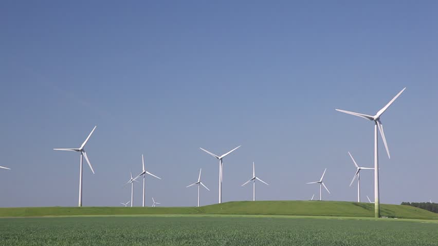 Windturbines producing alternative energy