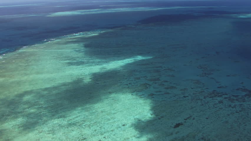 The Great Barrier Reef from the air