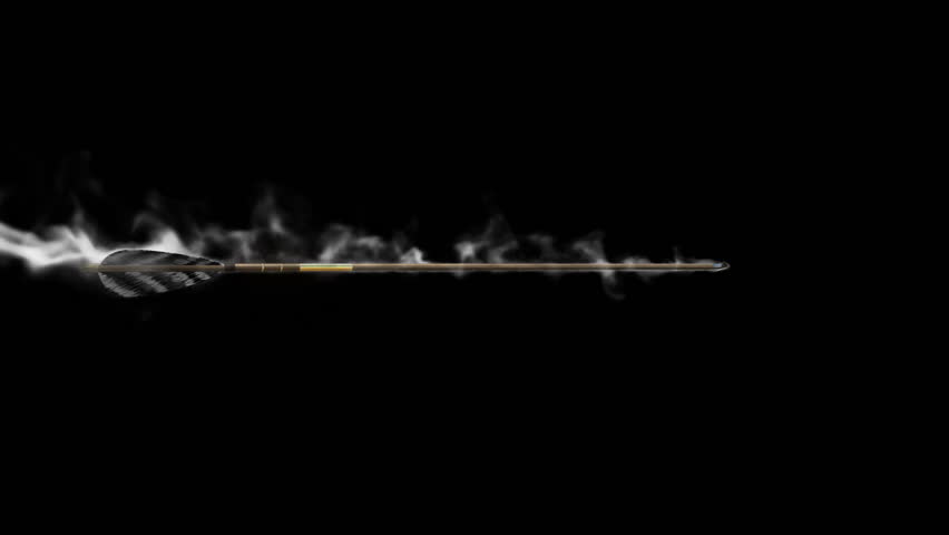 animated arrow with goal  and alpha channel