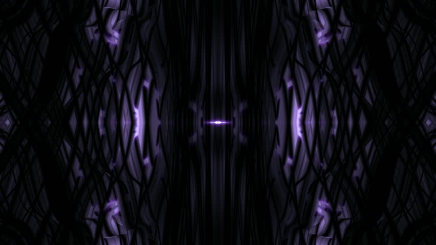 Violet And Black Mirrored Electronic Effects Within Energetic Abstract