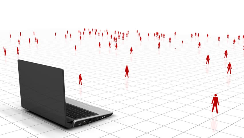 Visualization of a web site attracting and keeping visitors.