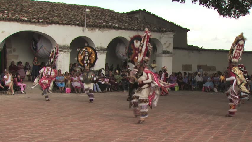MEXICO - CIRCA 2010: Indigenous Dancers Participate In a Religious Ceremony 2