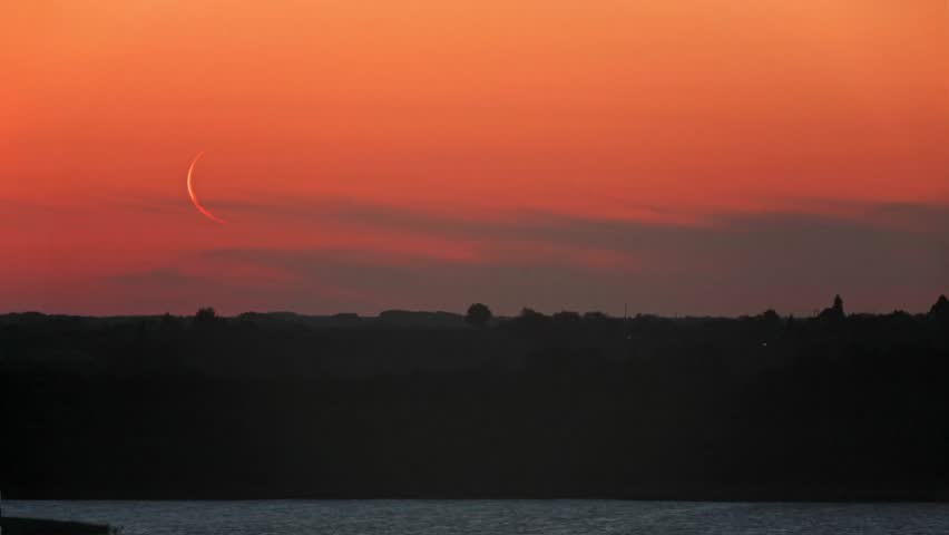 moonrise time lapse