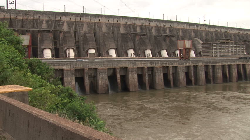 Itaipu Dam in Foz do Iguacu, Brazil