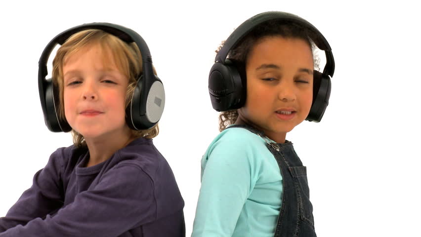 Cute african american & caucasian cousins playing together