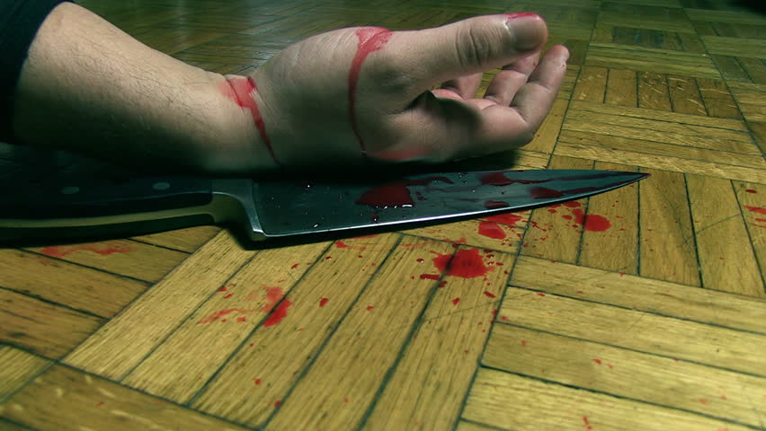 Bloody murder closeup