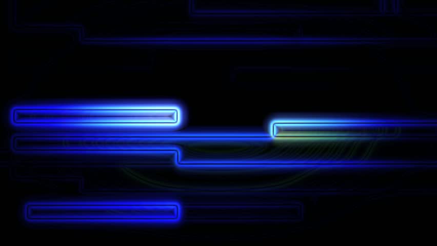 HD - Abstract digital data forms flicker, ripple and flow (Loop).
