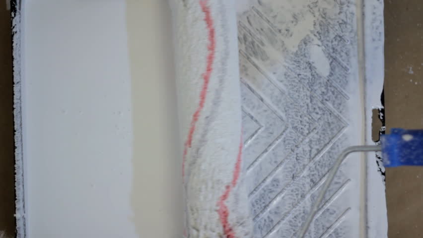 roller painting wall white paint movie