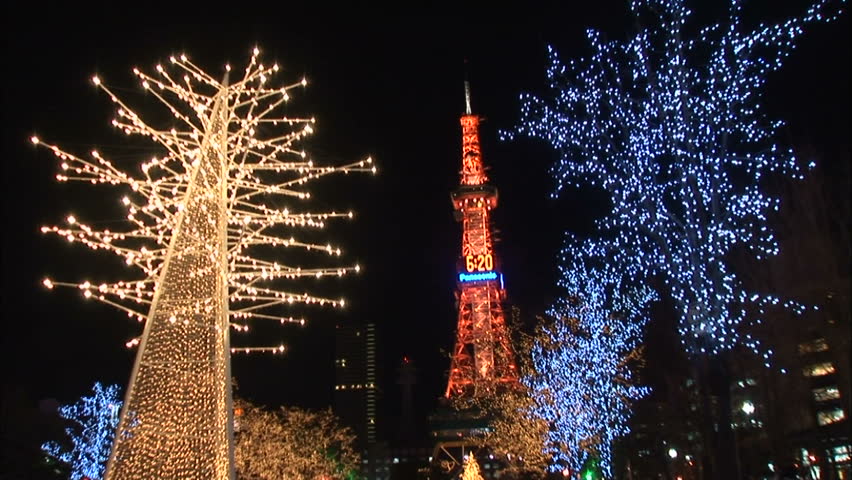Christmas lights in Japan