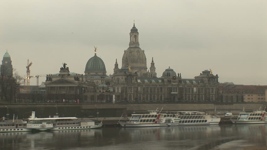 Elbe River and the Old Town, Dresden