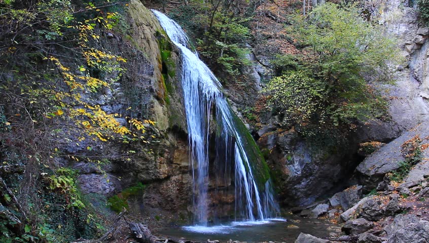 jur-jur waterfall crimea ukraine