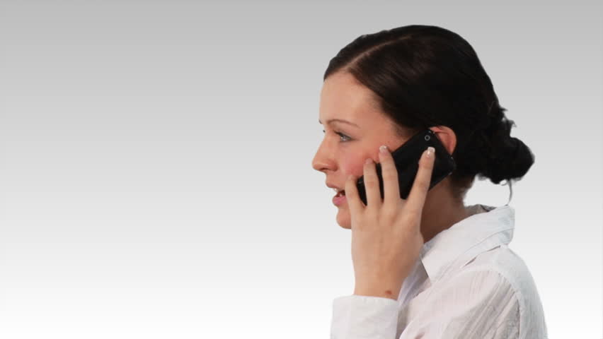 Woman on telephone