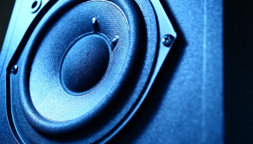 Close up of  woofer 