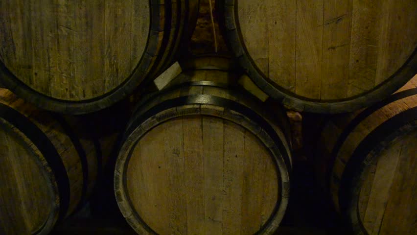 The wine buried.