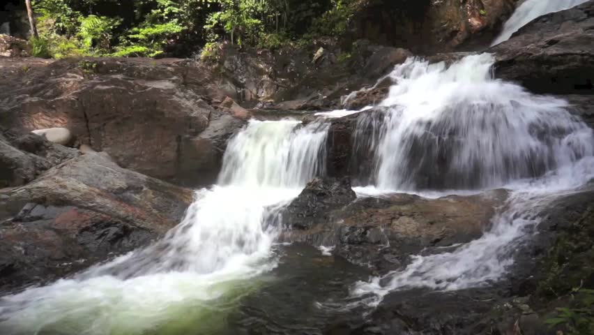 Tropical waterfalls in Terengganu, Malaysia