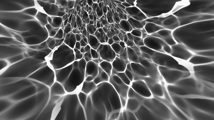 HD - Motion 468: Traveling through a tunnel of flowing caustic patterns(Loop).