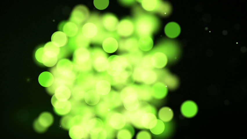 christmas tree glowing green particles. last 10 seconds are loopable