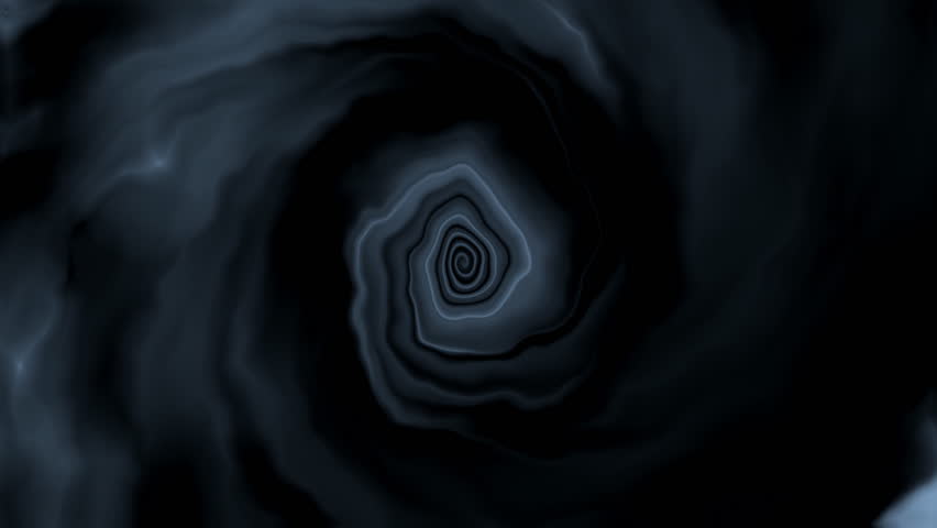 Twister abstract with spiral distorted blue ripples