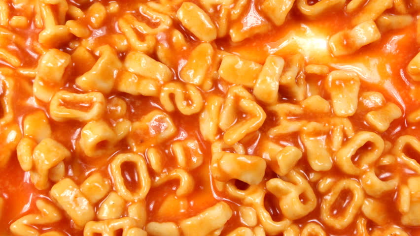 "love this tune", written with alphabetti spaghetti