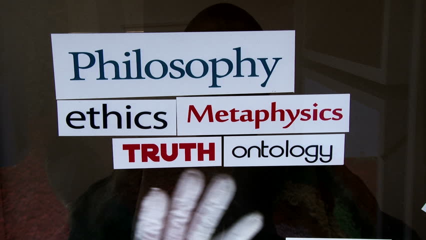 Philosophy, concept, hands and terms, time lapse