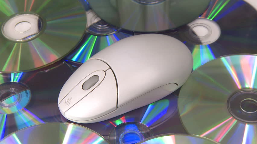 Computer mouse CD DVD oscillating 