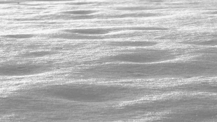 Steps in the powder snow