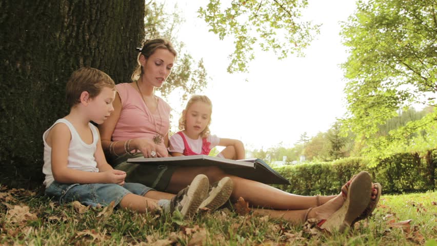 Mom and her kids