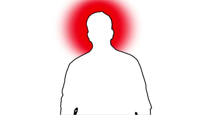 Sneezing Man Silhouette