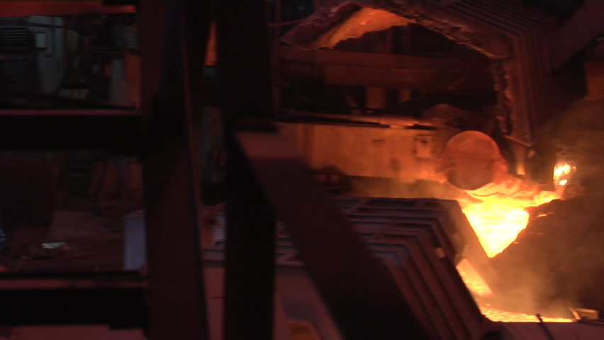 Metallurgical Plant. Plant for the smelting and rolled metal.