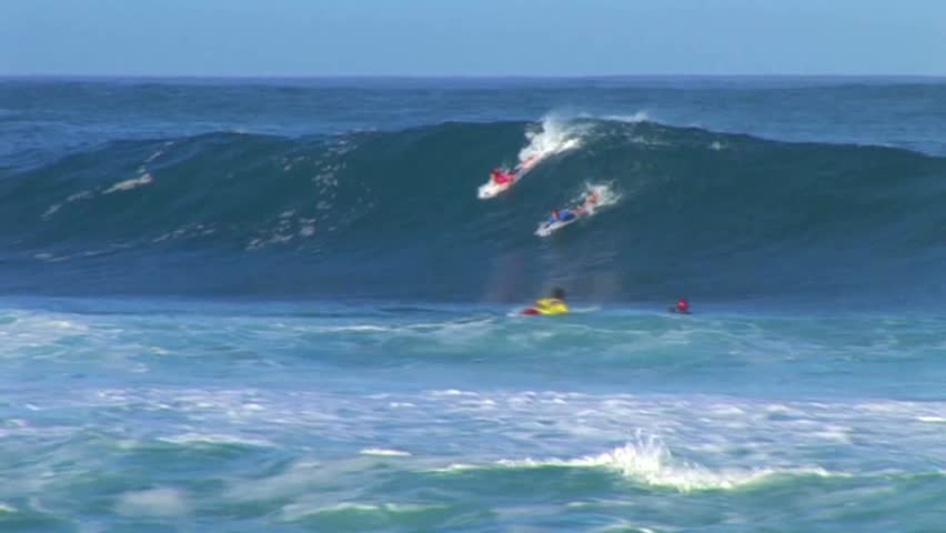 Two surfers