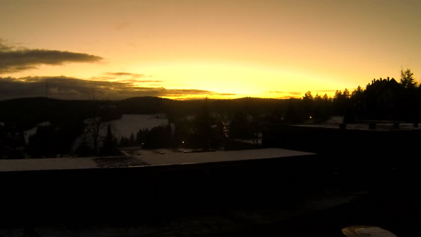 Timelapse of a sunset in the black forest (germany)
