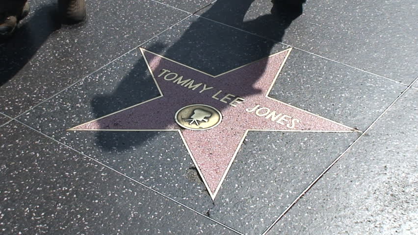 LOS ANGELES, CALIFORNIA - CIRCA 2009: Hollywood Walk of Fame in Hollywood Boulevard in Los Angeles.