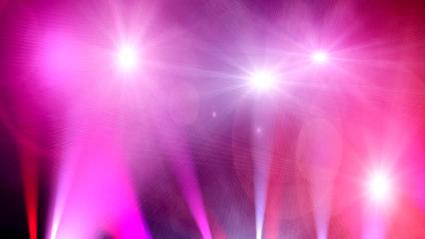 Pink abstract light fares with parallel lines